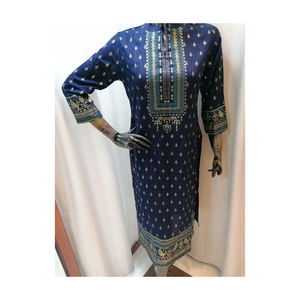 Anaya Luxury Unstitched Ladies Suits 03 Piece Set Algodón de alta calidad Seda Salwar Kameez Festive Pakistani Brand Collection - Product Image 2