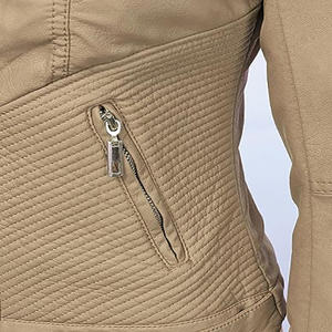 Hot Autumn and Winter Women's Fashion Leather Jacket Wholesale New Arrival Light Weight Ladies Jackets Breathable genuine - Product Image 5