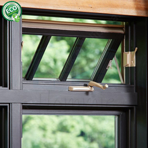 Fenêtre à auvent verticale moderne en aluminium, à double vitrage, résistante aux ouragans, conforme aux normes NFRC - Product Image 3