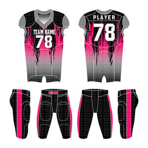 2025 personnalisé haut de gamme garçons maillot de Football américain Polyester respirant jeunesse uniforme grande taille manches courtes conçu - Product Image 1