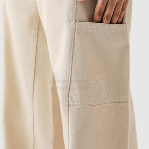 Custom Made Latest Style <b>Men</b> Casual <b>Lightweight</b> 100% Cotton Breathable <b>Cargo</b> <b>Trousers</b> OEM Service High Quality Straight - Product Image 5