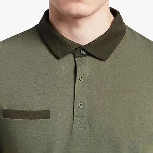 Camiseta de golf informal de manga corta OEM para Polo en talla grande, transpirable, de secado rápido, que absorbe la humedad, patrón sólido, característica comprimida - Product Image 6