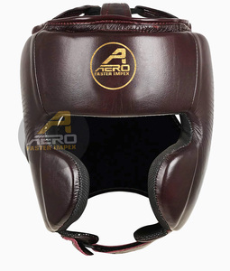 Protège-tête professionnel en cuir synthétique véritable confortable pour l'entraînement de boxe conçu pour une protection sécurisée - Product Image 6