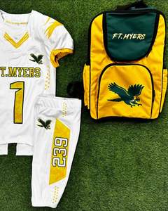 Camisetas de fútbol americano al por mayor con costuras de alta calidad, nuevos diseños, uniformes de fútbol americano - Product Image 4