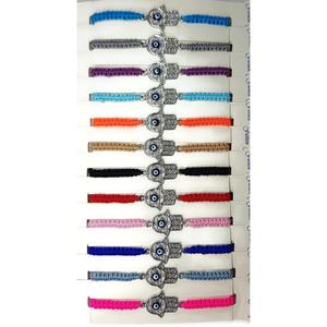 Pulseras de macromos de colores surtidos Pedido mínimo 12 piezas Pulseras de macromos con dijes de moda - Product Image 2