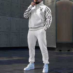 ชุดวอร์มผู้ชายแบบพอดีตัวน้ำหนักเบาแห้งเร็วระบายอากาศได้ดีสำหรับฟิตเนสและเพาะกายออกแบบโลโก้ได้ตามต้องการ - Product Image 1