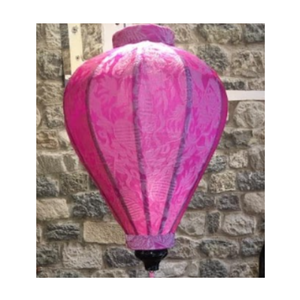 Lanterne traditionnelle en soie de bambou Lanterne en soie colorée Lanterne Hoi an Articles décoratifs De nombreux modèles et couleurs du Vietnam - Product Image 1