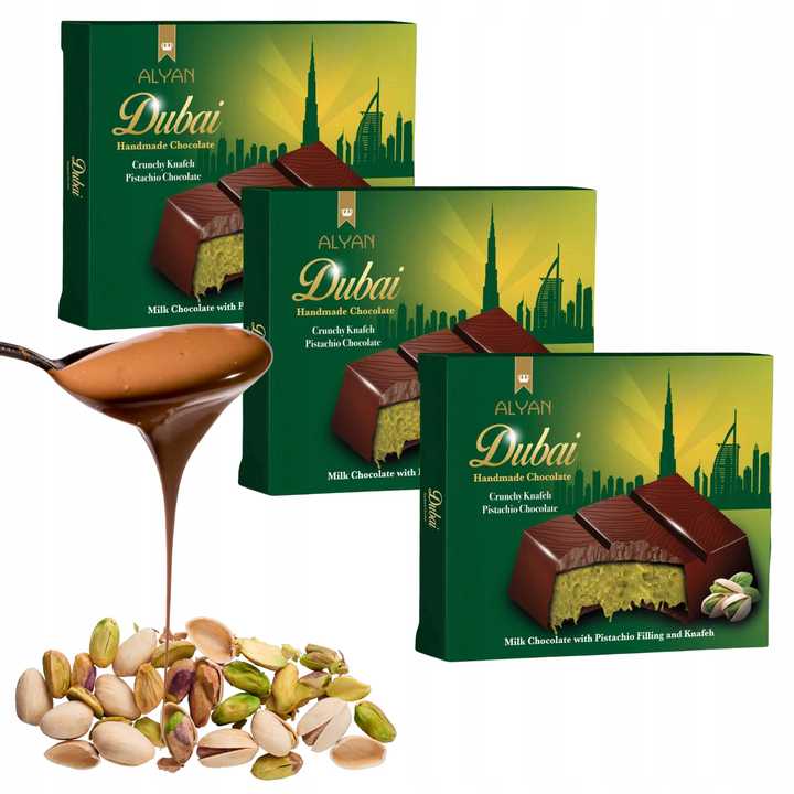 Alyan Dubai Chocolate (Handmade) 1 X 200g