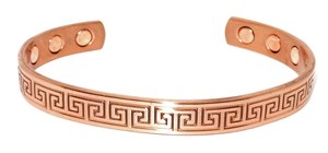 Magnetic <b>Copper</b> Bracelet and Ring Set for Men and Women Fashionable <b>Bangles</b> for Birthday Anniversary or Valentine's Day - Product Image 5