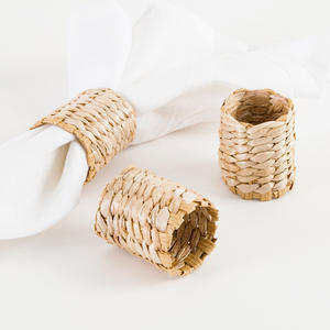 Anneaux de serviette en herbe de mer pour la décoration de table, vaisselle décorative, anneaux de serviette en herbe de mer pour la décoration de fête - Product Image 2