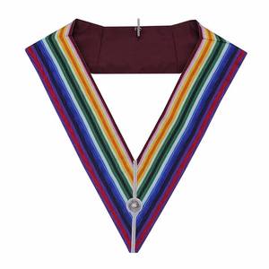 Fajas de Tela Bordadas a Mano de Alta Calidad y Lujo Personalizadas para Uniformes Tácticos, con Collar y Banda Masónicos - Product Image 1