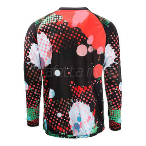 Camiseta de Motocross Unisex de Secado Rápido, Tela Impermeable, Logotipo Personalizado, Proveedor OEM, Hecha en Pakistán, para Entrenamiento, Transpirable, Manga Larga - Product Image 2