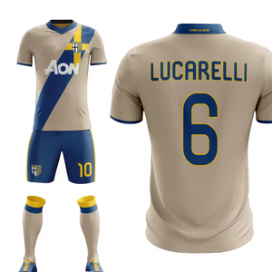 Uniformes de Fútbol de Poliéster para Hombre, Reversibles, Personalizados, con Estampado Digital Rojo y Negro, de Alta Calidad, al por Mayor - Product Image 6