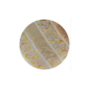 Tela Zohra Catiónica Exquisita con Detalles Dorados de 44 Pulgadas en Elegantes Tonos Pastel para Creaciones Étnicas de Diseñador - Product Image 1