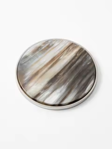 Stylish Classic Cow Buffalo Horn Eco-Friendly <b>Coaster</b> Natural Ox Horn Beer Mug & Coffee <b>Tea</b> <b>Coasters</b> Crescent Crafts - Product Image 2