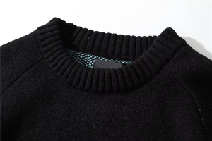 Pull en mohair décontracté pour homme Pull à manches longues Doux Chaud Confortable Tricots Automne Hiver Mode Quotidien Outfit - Product Image 3