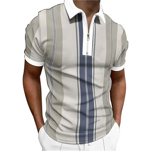 เสื้อโปโลผ้าฝ้ายสำหรับผู้ชายเสื้อลำลองแขนสั้นพิมพ์ลายโลโก้ได้ตามต้องการสำหรับฤดูร้อน - Product Image 2