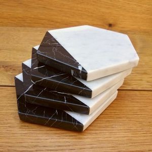 Posavasos de mármol exclusivos de gran oferta con diseños intrincados y superficies pulidas ideales para la decoración del hogar y ocasiones especiales - Product Image 6