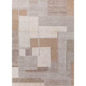 Tapis en laine noué à la main Blythe Ivory, grande surface, motif abstrait, pour salon, rectangulaire, puzzle, couloir, référence AIWT-3034 - Product Image 1