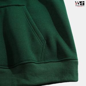 NUEVA alta calidad 100% algodón en blanco Sudadera con capucha de gran tamaño ropa de calle moda personalizada hombres Sudadera con capucha - Product Image 6