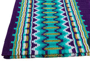 แผ่นรองอานม้าขนสัตว์นิวซีแลนด์คุณภาพสูงสั่งทำพิเศษ หลายสี ผสมเมทัลลิกแท้ ขนาด 34x42 - Product Image 2