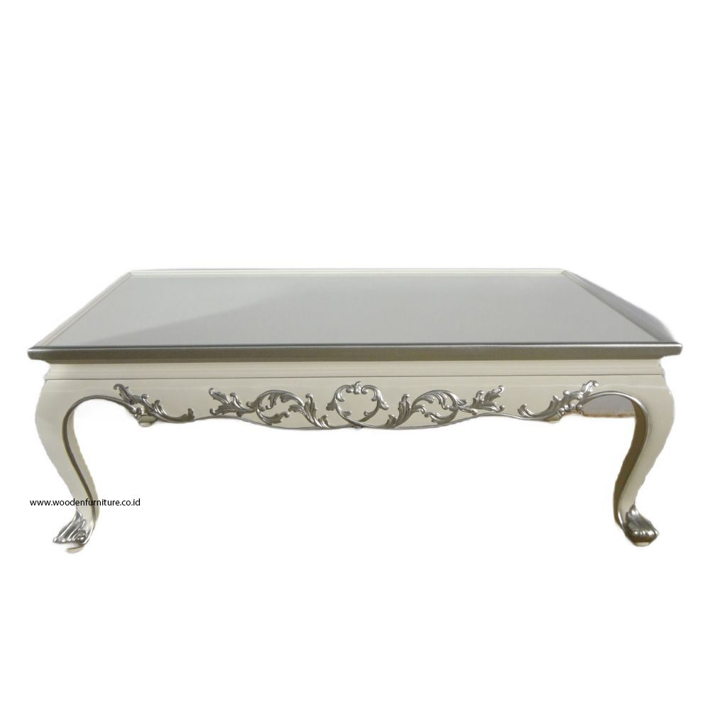 White+Silver Painted