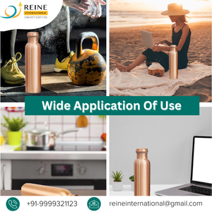 Vente en gros de verres individuels martelés personnalisés en cuivre pur et plastique étanche avec des avantages ayurvédiques pour la santé - Product Image 4