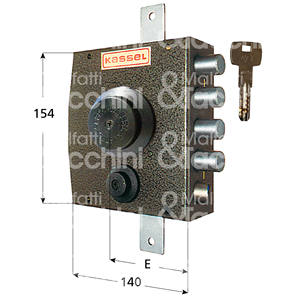 BLOQUEO DE BOMBA aplicar triple con pestillo Apertura interna con perilla Varillas no incluidas - Product Image 1