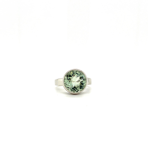 Fabricant de pierres précieuses d'améthyste verte personnalisé Bague naturelle faite à la main Bijoux Bague d'amoureux en argent sterling 925 - Product Image 1