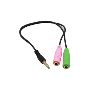3,5mm 4-polige Buchse an 3,5-mm-Stereostecker Audio kabel