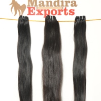 Cheveux Remy 100% naturels indiens, longs, lisses, noirs, ondulés, pour extensions de cheveux humains vierges en lots