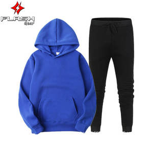 Coupe ample hommes pull ensemble de sport nouveau printemps automne pull à capuche à la mode polaire décontracté vêtements actifs - Product Image 3