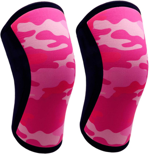 Breathable Fitness <b>Knee</b> <b>Sleeves</b> with Strong <b>Compression</b> Factory OEM for Training Powerlifting and Gym Sessions - Product Image 2