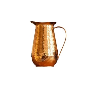 Jarra de leche de jugo de Calidad exclusiva en jarra de agua martillada de cobre para accesorios de mesa - Product Image 1