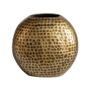 Vase à fleurs plaqué argent de forme unique en métal moulé d'aluminium Pièce maîtresse attrayante de fabrication artisanale créative - Product Image 4