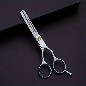 กรรไกรตัดผมมืออาชีพ-กรรไกรตัดผมสแตนเลส, ใบมีดคม, ด้ามจับตามหลักสรีรศาสตร์, เหมาะสำหรับการตัด, จัดแต่งทรงผม, - Product Image 4