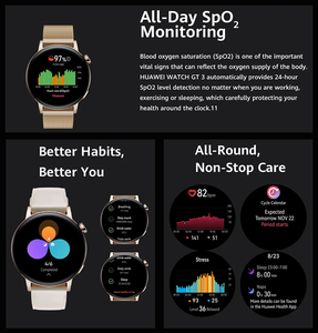 Reloj inteligente <span class=keywords><strong>Huawei</strong></span> <span class=keywords><strong>2023</strong></span> original, pantalla AMOLED, NFC, relojes inteligentes de Fitness, resistente al agua 5AT, relojes inteligentes 2025 - Product Image 4