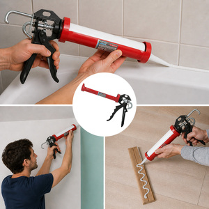 Pistola in Silicone Rossa/Nera - Product Image 4
