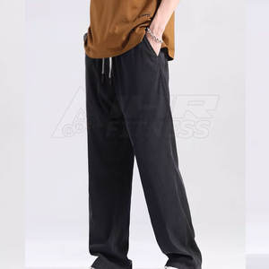 Service OEM nouveauté conception personnalisée hommes décontracté toile pantalon taille moyenne marque privée pour adultes vente en gros - Product Image 4