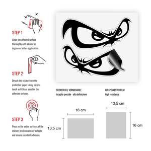 Adesivi per auto RED Silhouettes da donna 13,5 x 16 cm Modello 8016408157361 - Product Image 2