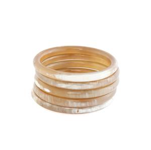 Produit fait à la main de mode bracelets en corne de buffle meilleur Style bijoux de mode femme utiliser très finition Design moderne bracelet en corne - Product Image 4