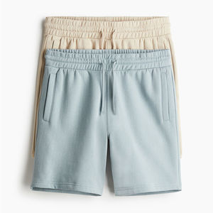 กางเกงขาสั้นผ้าคอตตอนสำหรับผู้ชายกางเกงขาสั้นผ้าเทอร์รี่ทำจากผ้าฝ้าย100% สำหรับใส่ในฤดูร้อน - Product Image 3