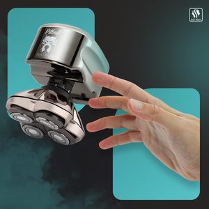 Afeitadora Eléctrica Recargable para Hombre, Agarre Cómodo, Accesorios de Viaje, Afeitadora para Cabeza Calva IPX7 para Uso en Seco y Húmedo, Kit de Aseo Corporal - Product Image 3