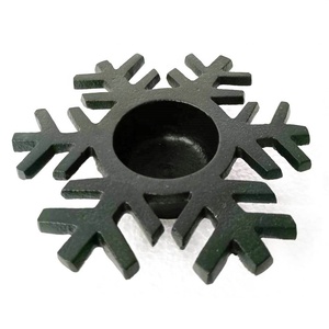 Gorgie High 18th Century Vintage Design Candle Stand <b>Casted</b> Aluminium Black <b>Powder</b> Coat for Indian V Candle Holder Export - Product Image 4
