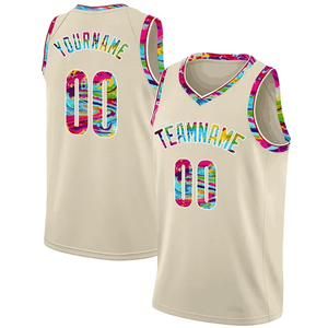 Vêtements de sport en gros, maillots de basket-ball, uniformes personnalisés, 100% polyester, impression numérique sur le devant, shorts courts - Product Image 3