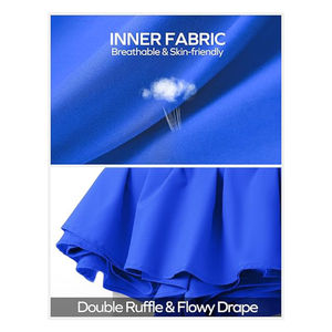 Falda de Tenis Plisada Transpirable de Alta Calidad para Mujer, Cintura Alta, con Bolsillos, Tela de Poliéster y Elastano, Secado Rápido, Deportiva, para Golf - Product Image 6