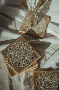 Walnut <b>coasters</b> Premium Maple, Walnut, Wood <b>Coasters</b>, Coffee <b>Coasters</b>, Beer <b>Coasters</b> Round <b>wooden</b> <b>coasters</b> - Product Image 3