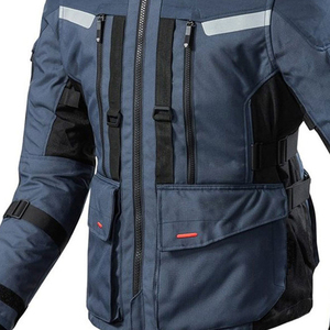 Veste de moto de course sans manches pour homme fabriquée en usine 2025, en Cordura respirante, imperméable, % polyester, séchage rapide, équipement textile - Product Image 4