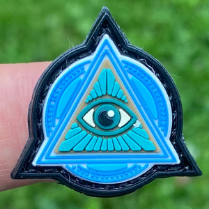 Patch personnalisé en PVC <span class=keywords><strong>pour</strong></span> les yeux Illuminati 3D en caoutchouc souple crochet et boucle <span class=keywords><strong>pour</strong></span> les yeux de <span class=keywords><strong>ranger</strong></span> patch carré phosphorescent <span class=keywords><strong>pour</strong></span> sacs et vestes - Product Image 5