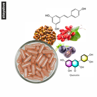 Resvératrol pur et naturel, supplément de pépins de raisin de berbérine et de queracétine | Mélange de suppléments | Supplément tout-en-1